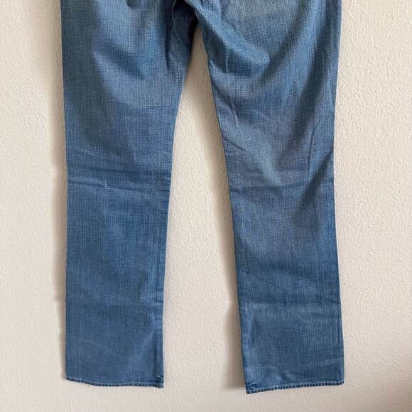 7 For All Mankind Light Wash Bootcut Jeans Distressed Size 29 - Picture 7 of 13